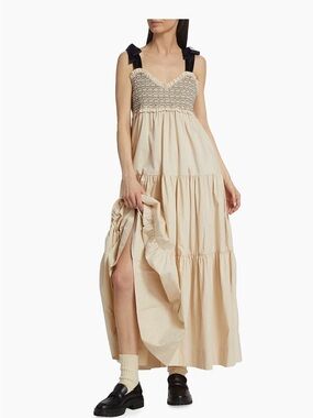 Free People Bluebell Ribbon-Strap Maxi Dress